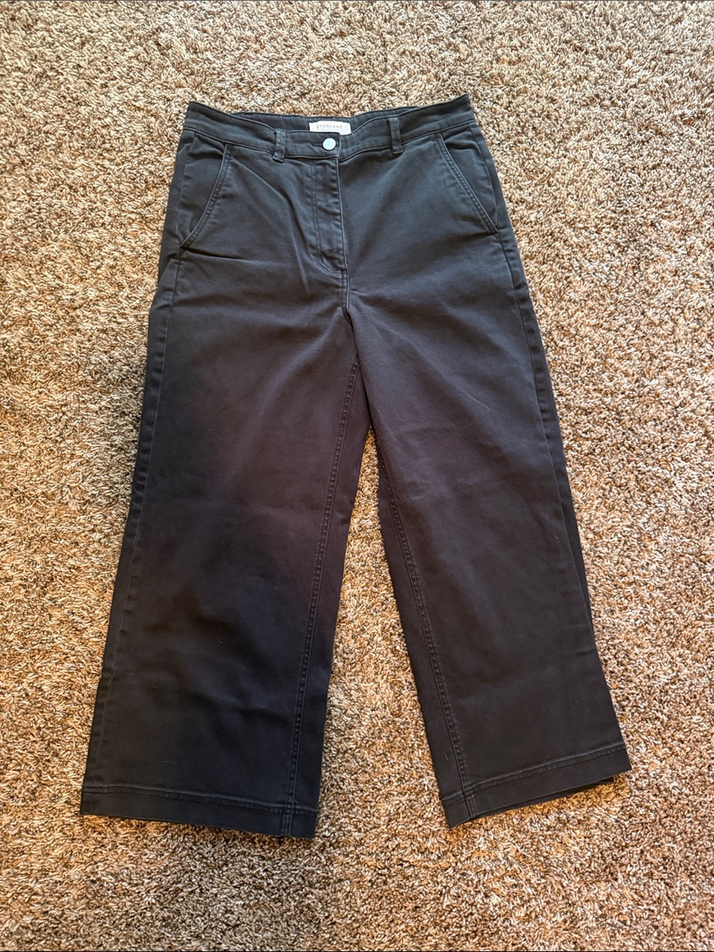 Black everlane crop pants